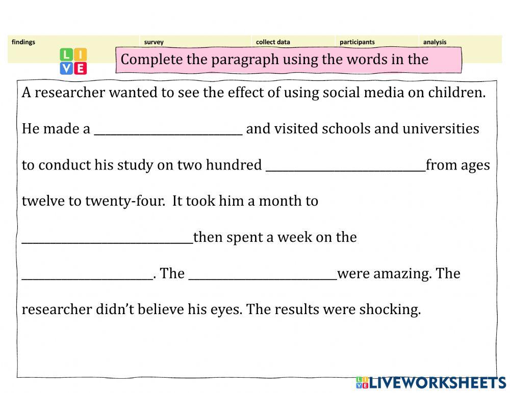When do you use ...?