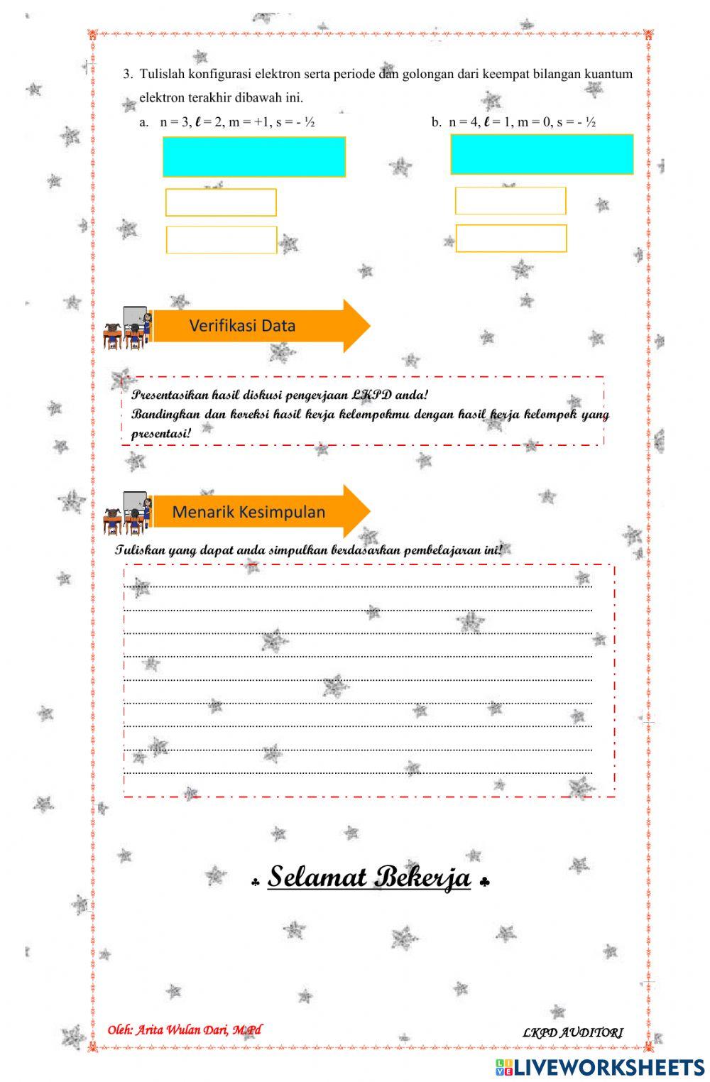 Konfigurasi Elektron dan Letak Unsur