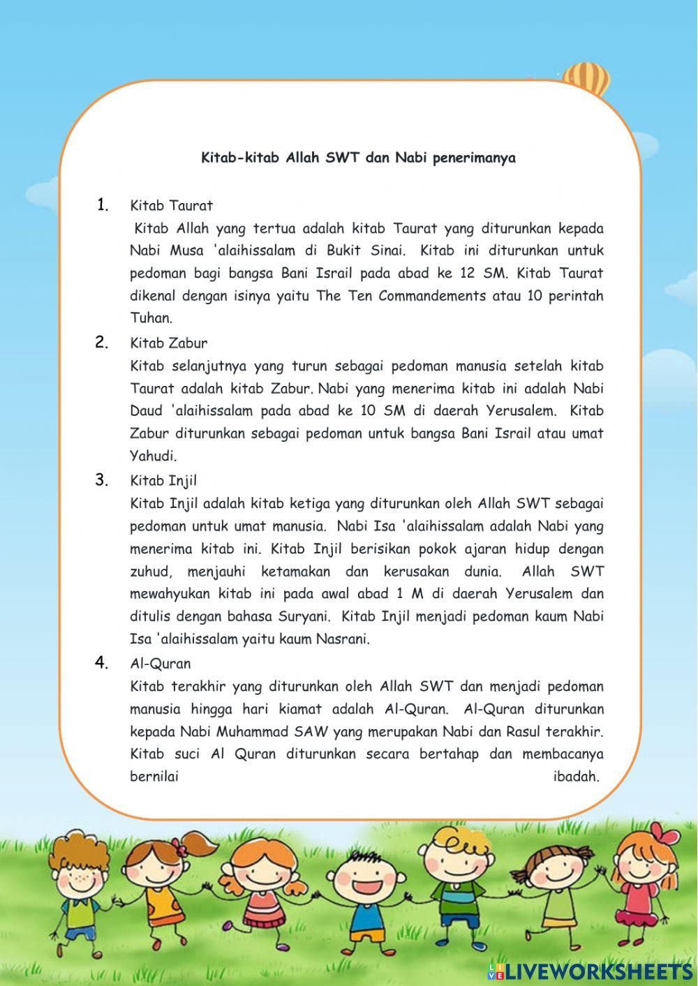 Iman Kepada Kitab Allah