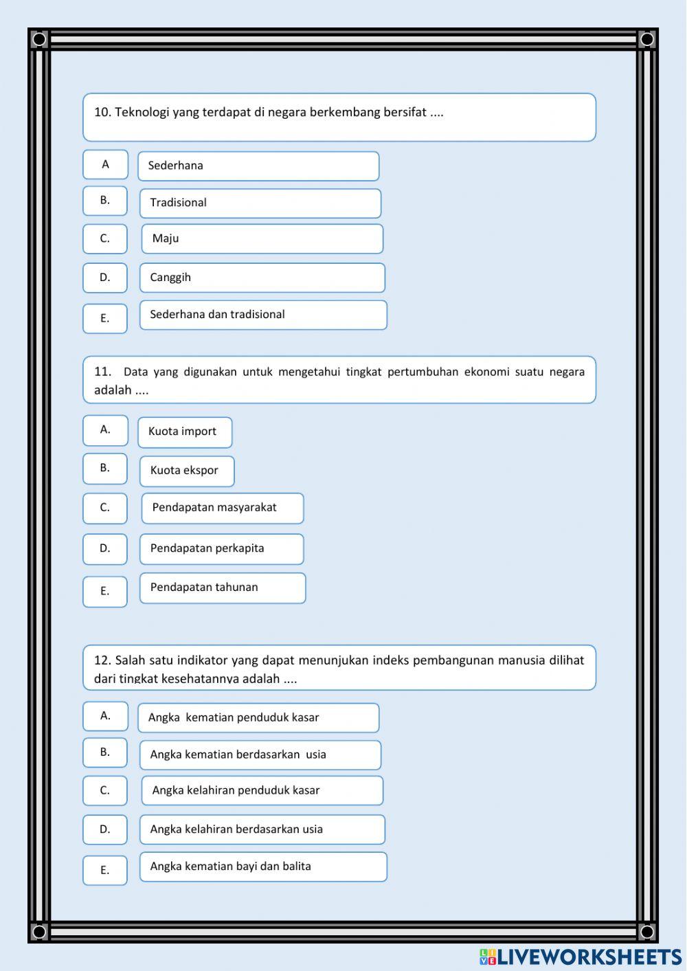 Kerjasama negara maju dengan negara berkembang