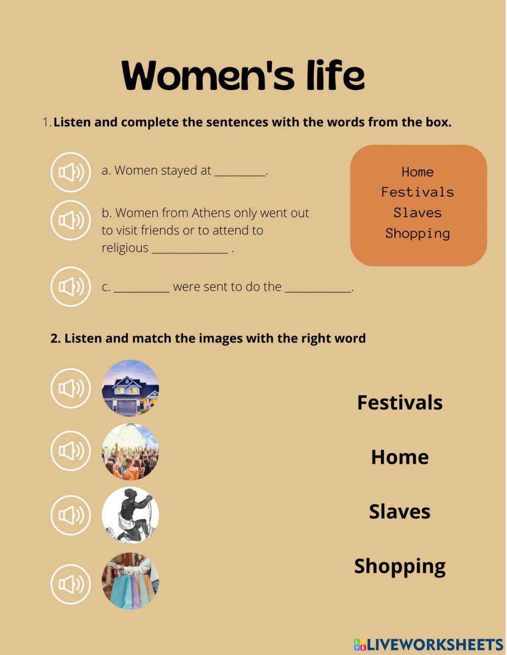 Athens Clothing and women's life