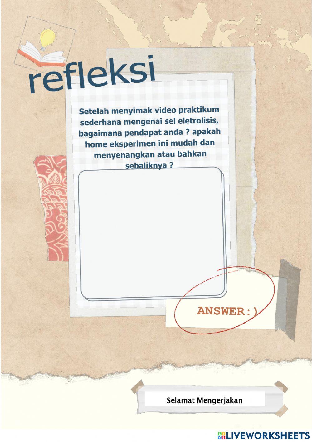 E-LKPD Sel Elektrolisis Sederhana