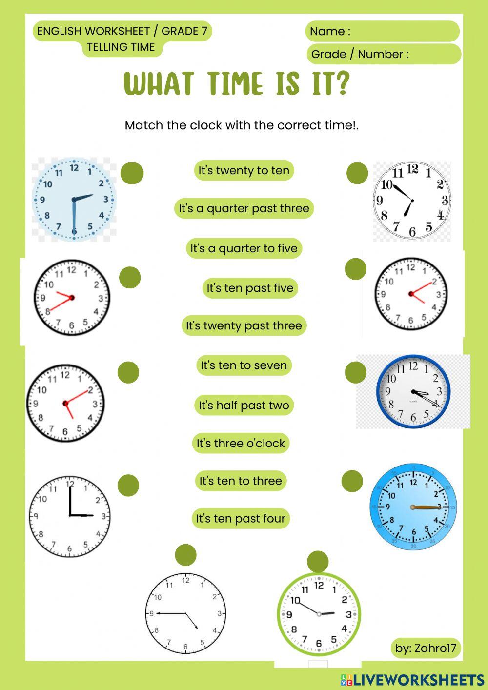 2188175 telling time zahratulilmiyah61