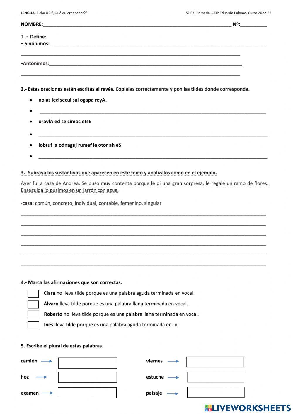 Ficha de repaso lengua ud.2