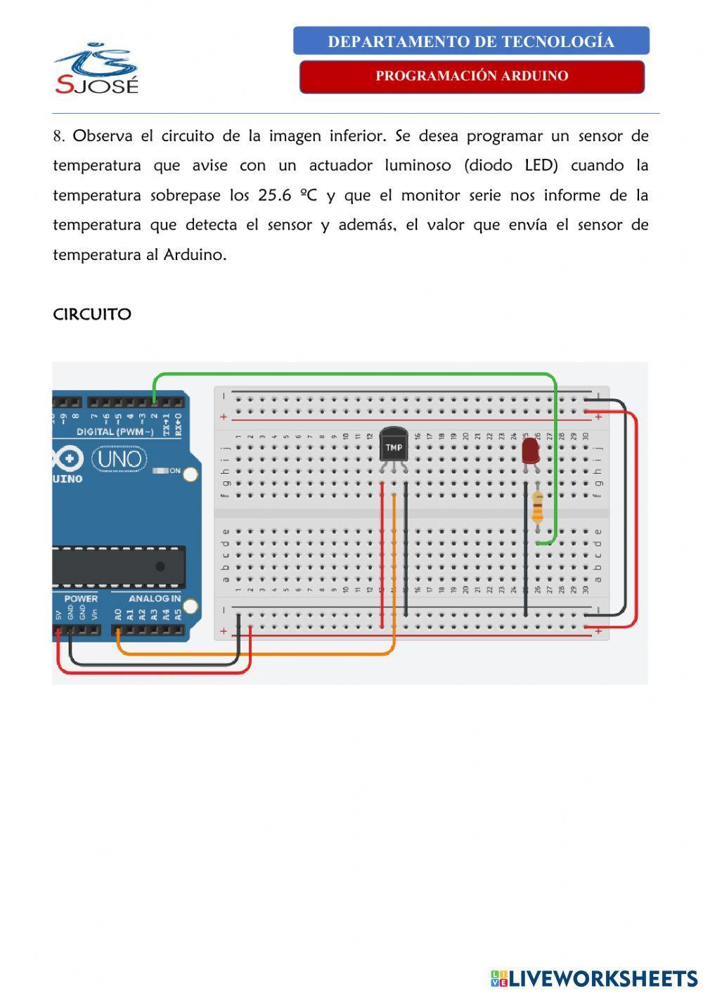 Práctica Programación Arduino - 9 Práctica Programación Arduino - 9