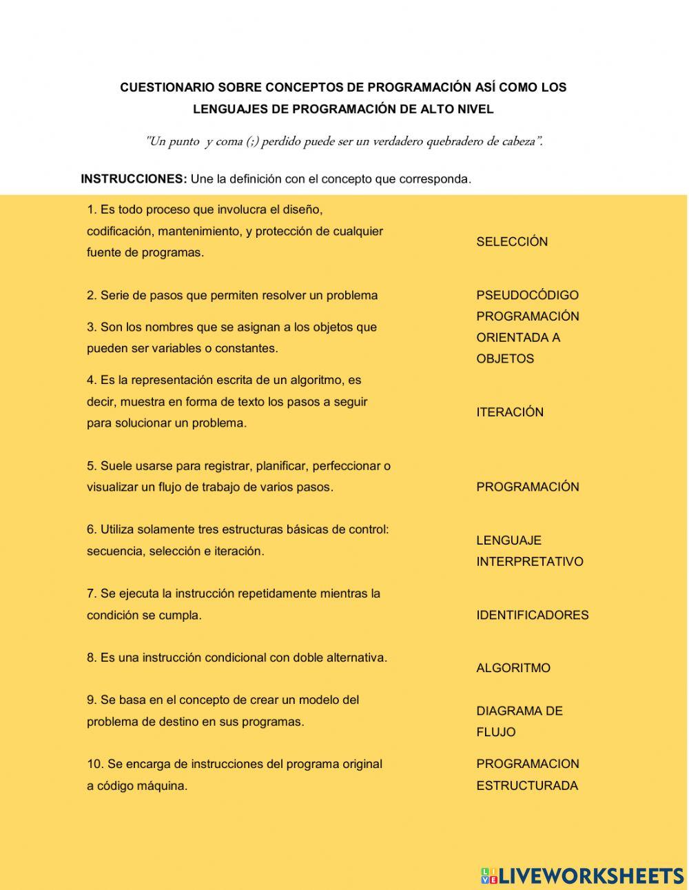 Lenguajes de programación