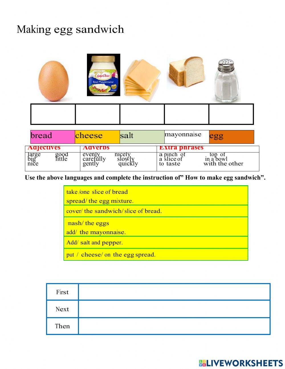 How to Make an Egg Sandwich