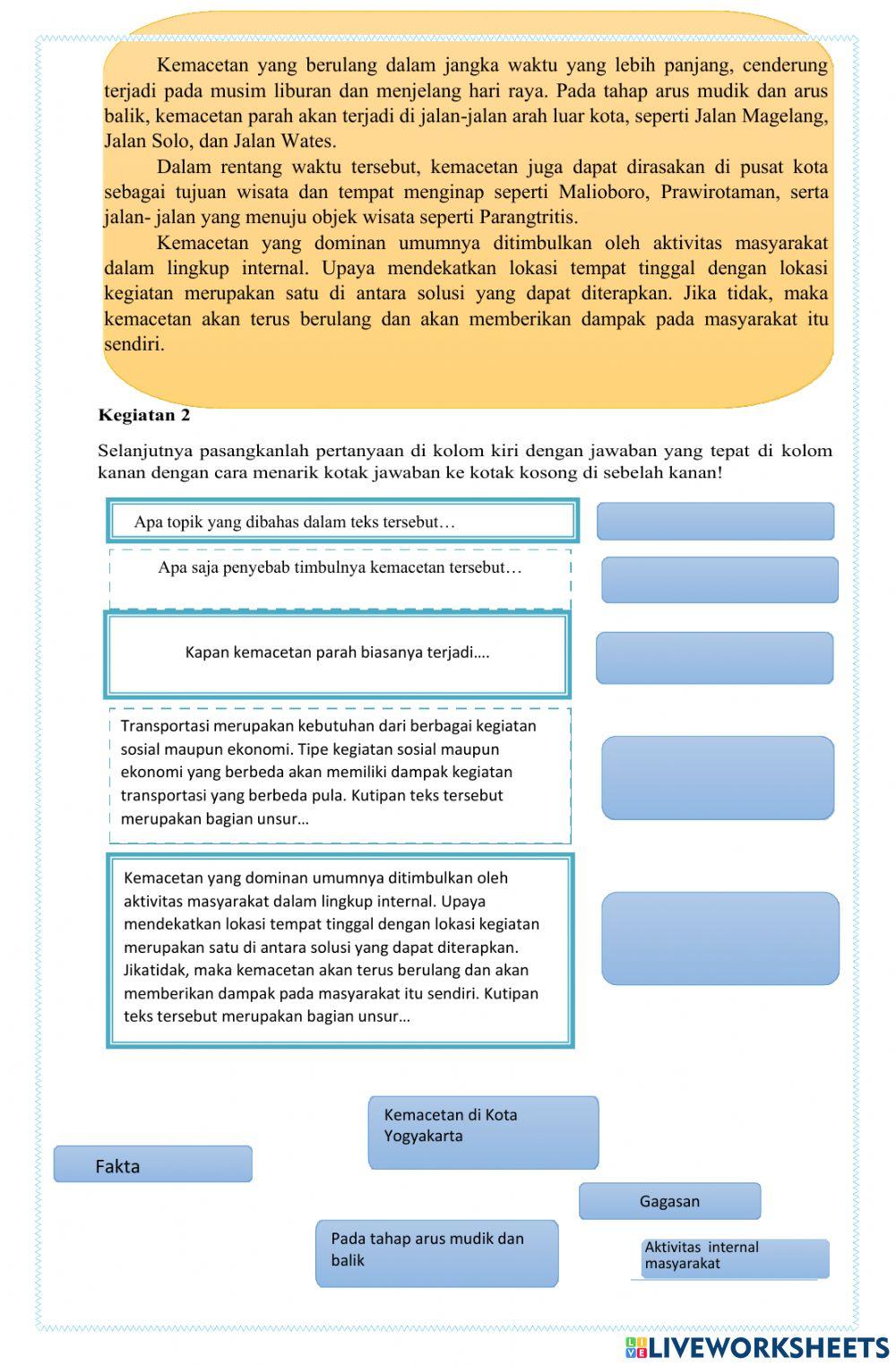 Evaluasi Teks Eksposisi