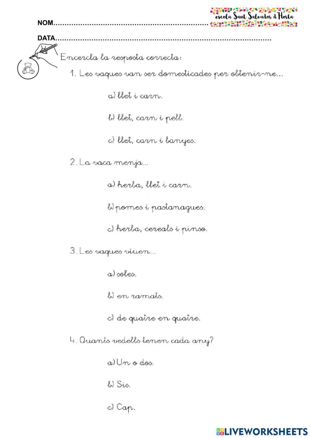 Comprensió lectora 2