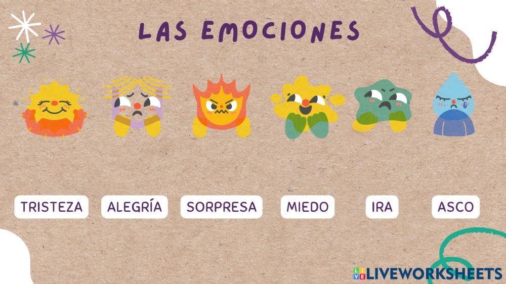 Las emociones online exercise for EDUCACIÓN INFANTIL | Live Worksheets