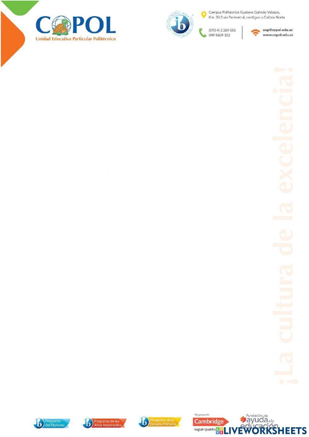 Análisis de oraciones Tercer Grado EGB