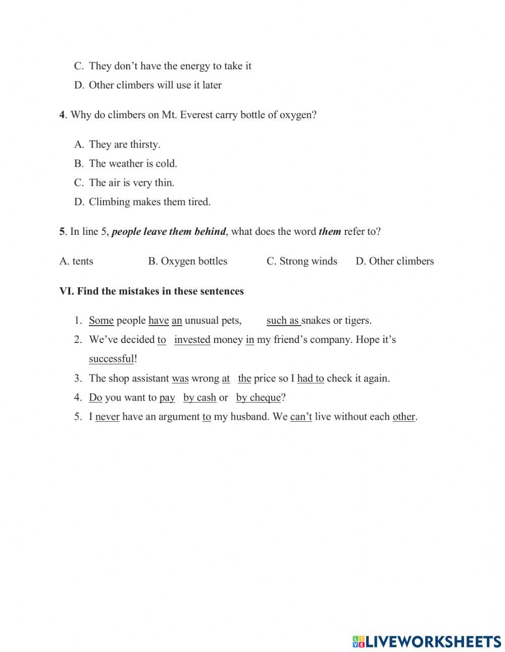 Bài kiểm tra định kì số 2