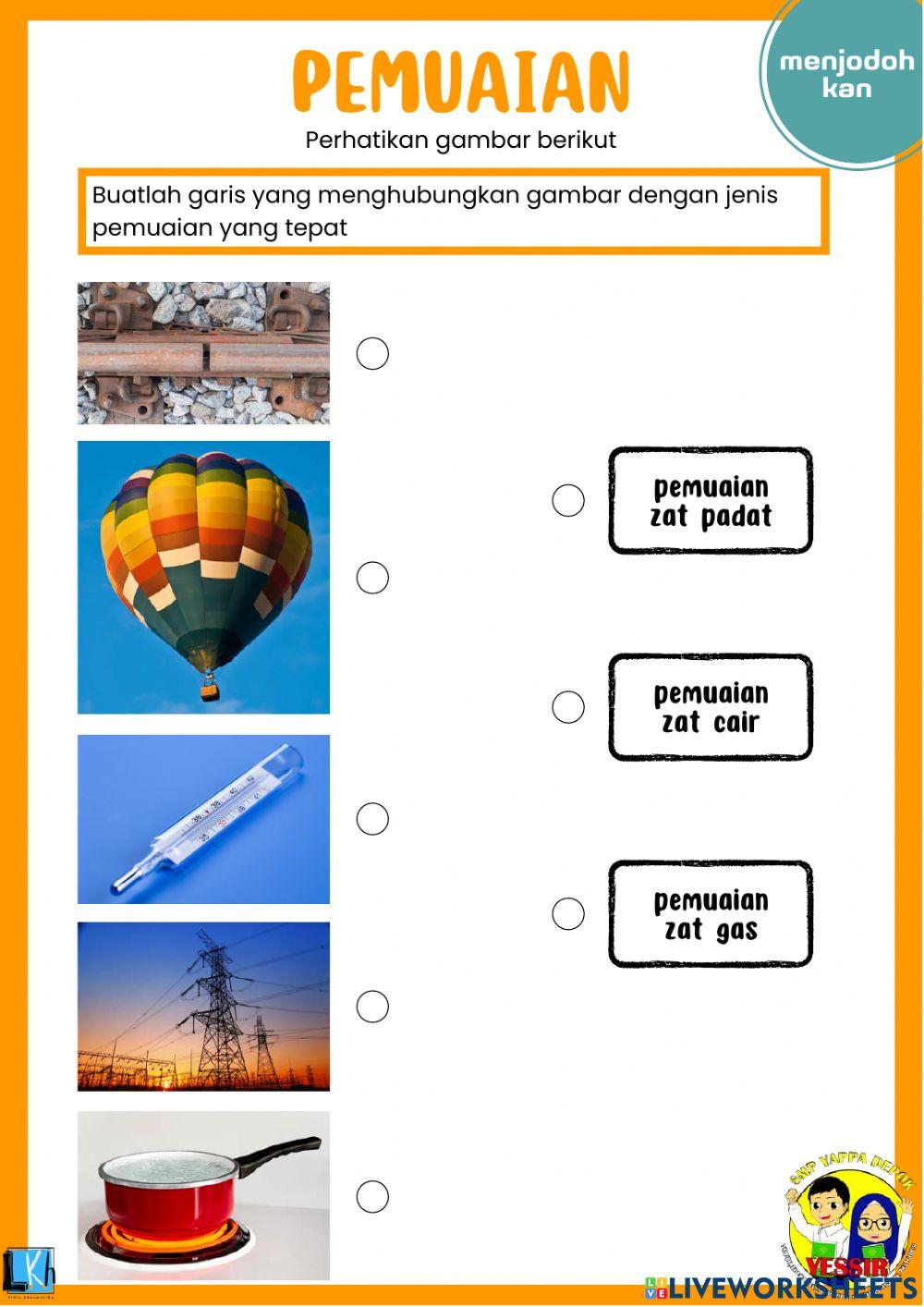 Tes Sumatif Suhu, Kalor dan Pemuaian