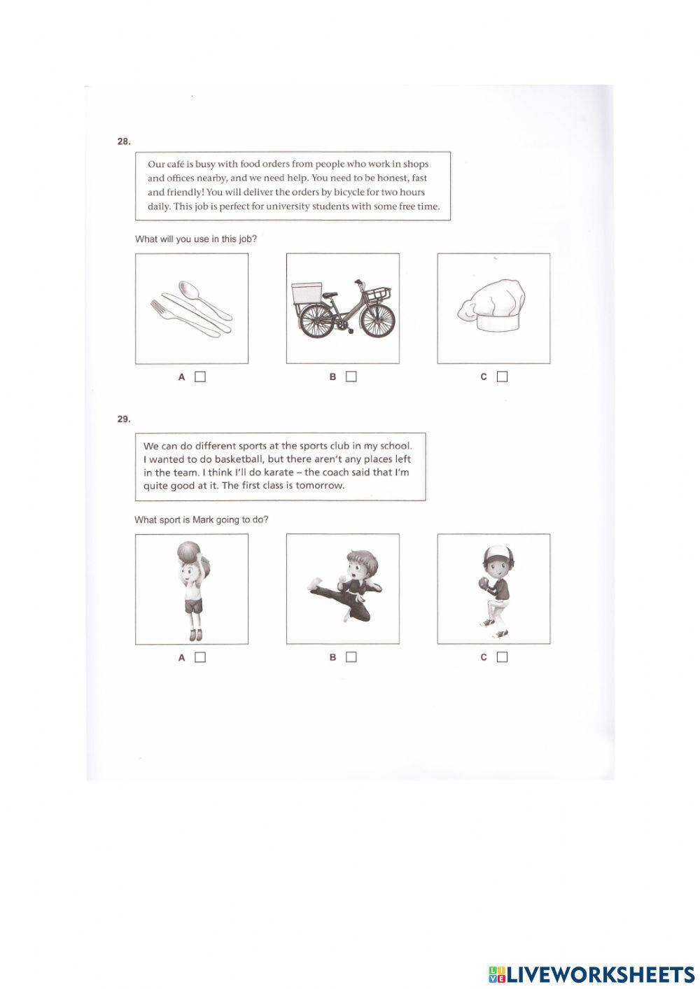 English Olympiad 7-th Grade, school 9, Kyiv