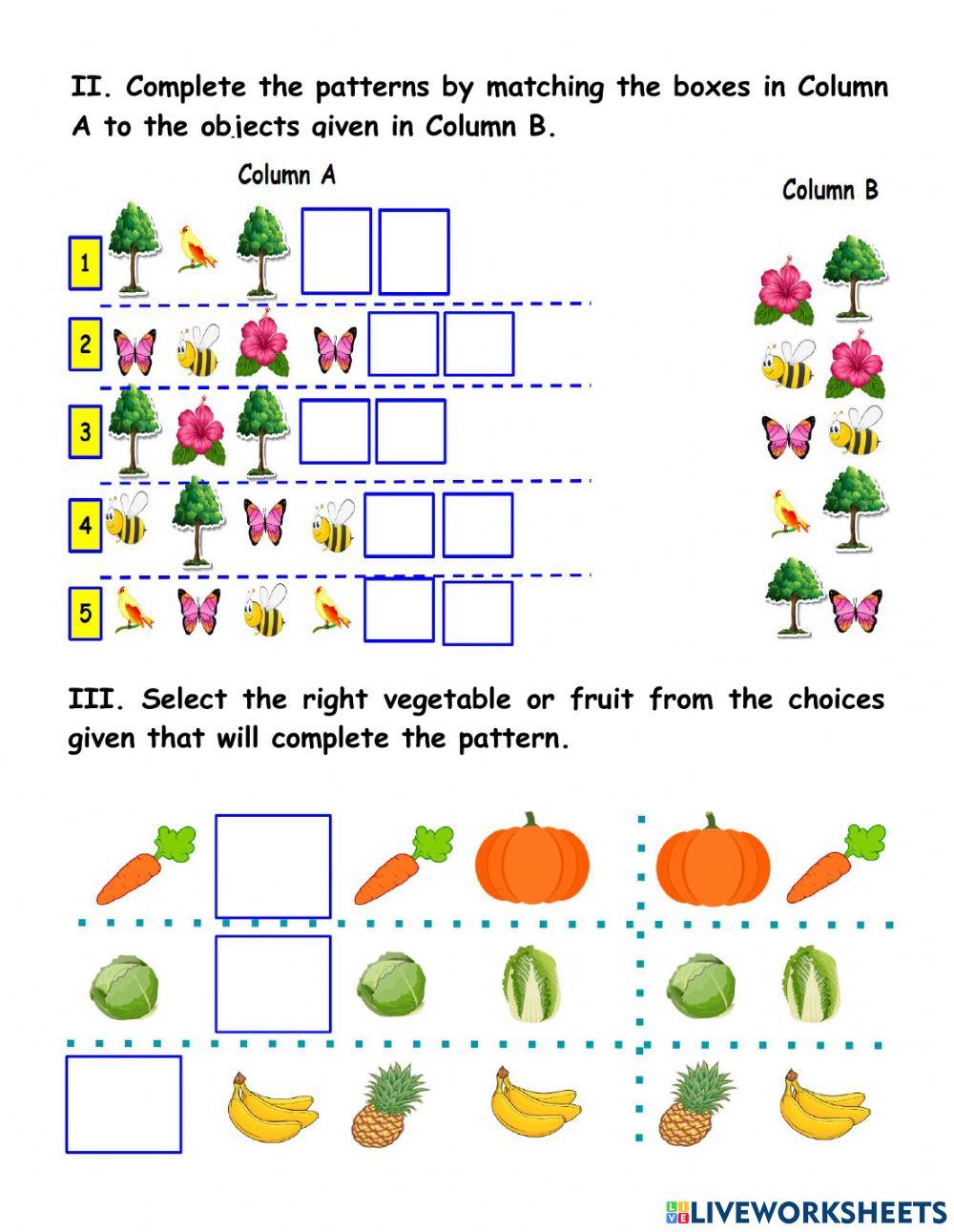Pre-Kindergarten Math Oct. Monthly Exam