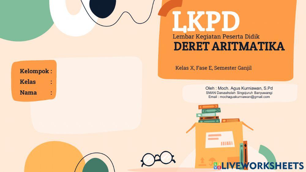 Lkpd deret aritmatika ke-1