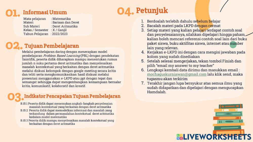 Lkpd deret aritmatika ke-1