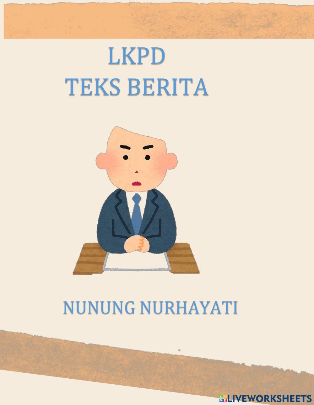 Lkpd teks berita