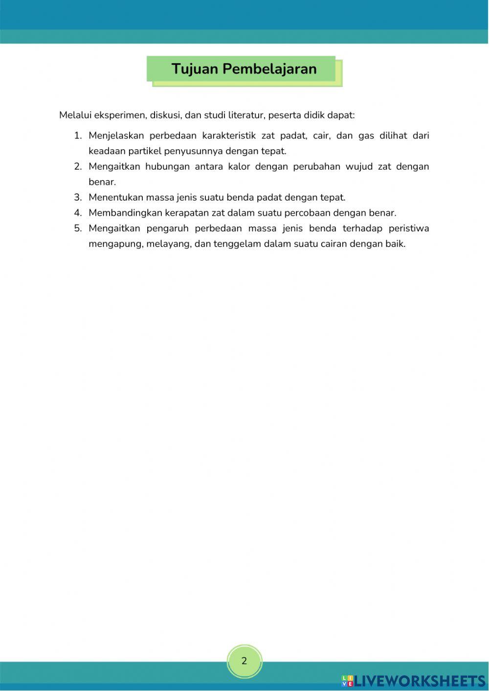 Identitas LKPD Zat dan Perubahannya