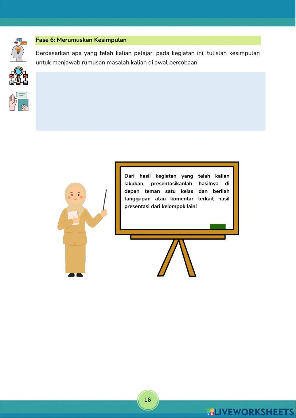 LKPD Wujud Zat, Model Partikel, dan Perubahannya (Part 2)