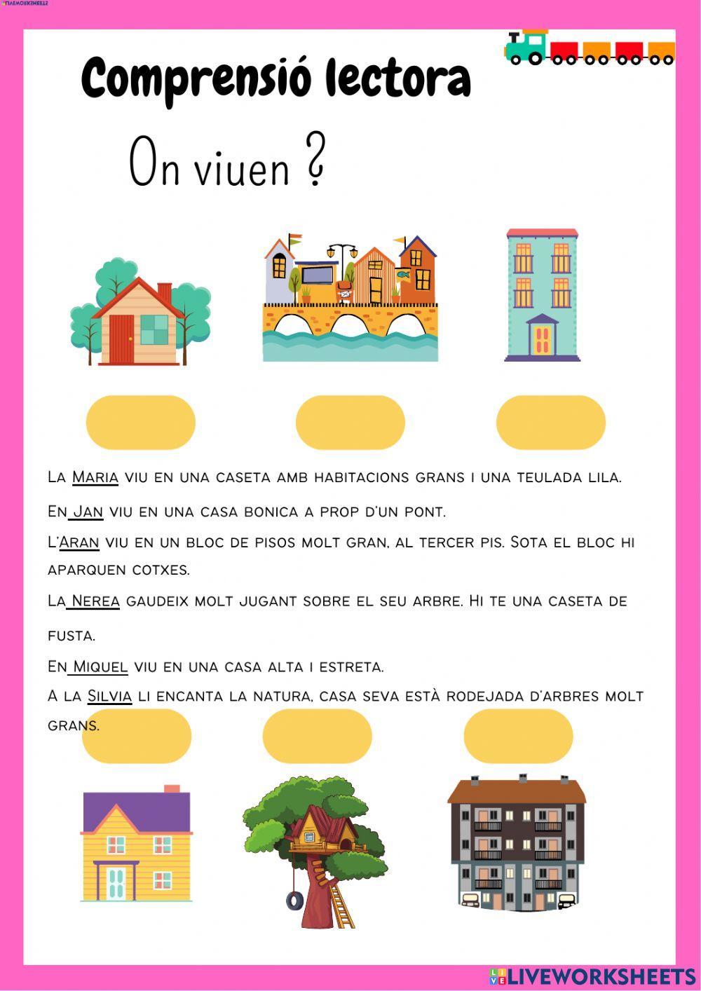 Comprensió lectora, lletra pal