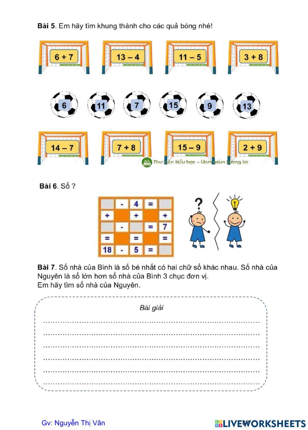 Tuần 8: Luyện tập