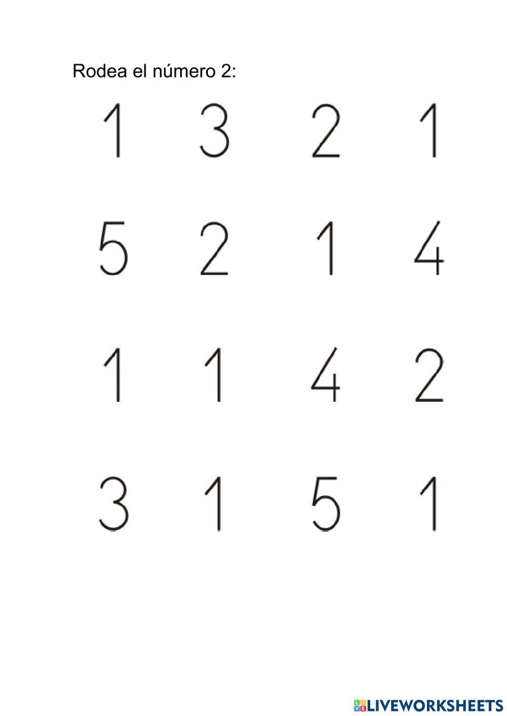 Discrimanación numeros 1, 2 y 3