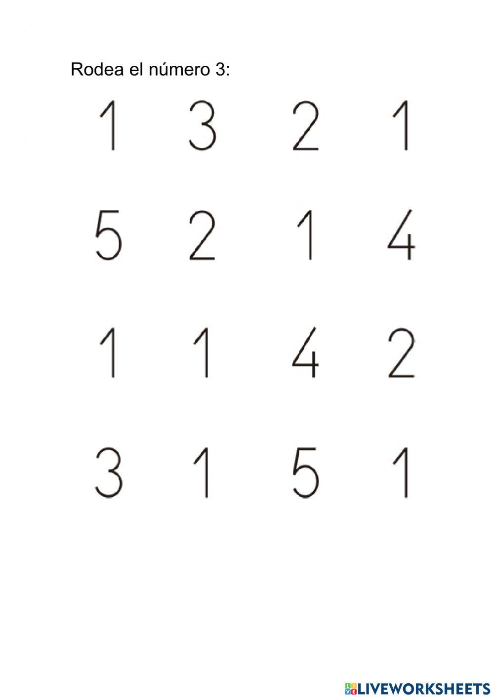 Discrimanación numeros 1, 2 y 3