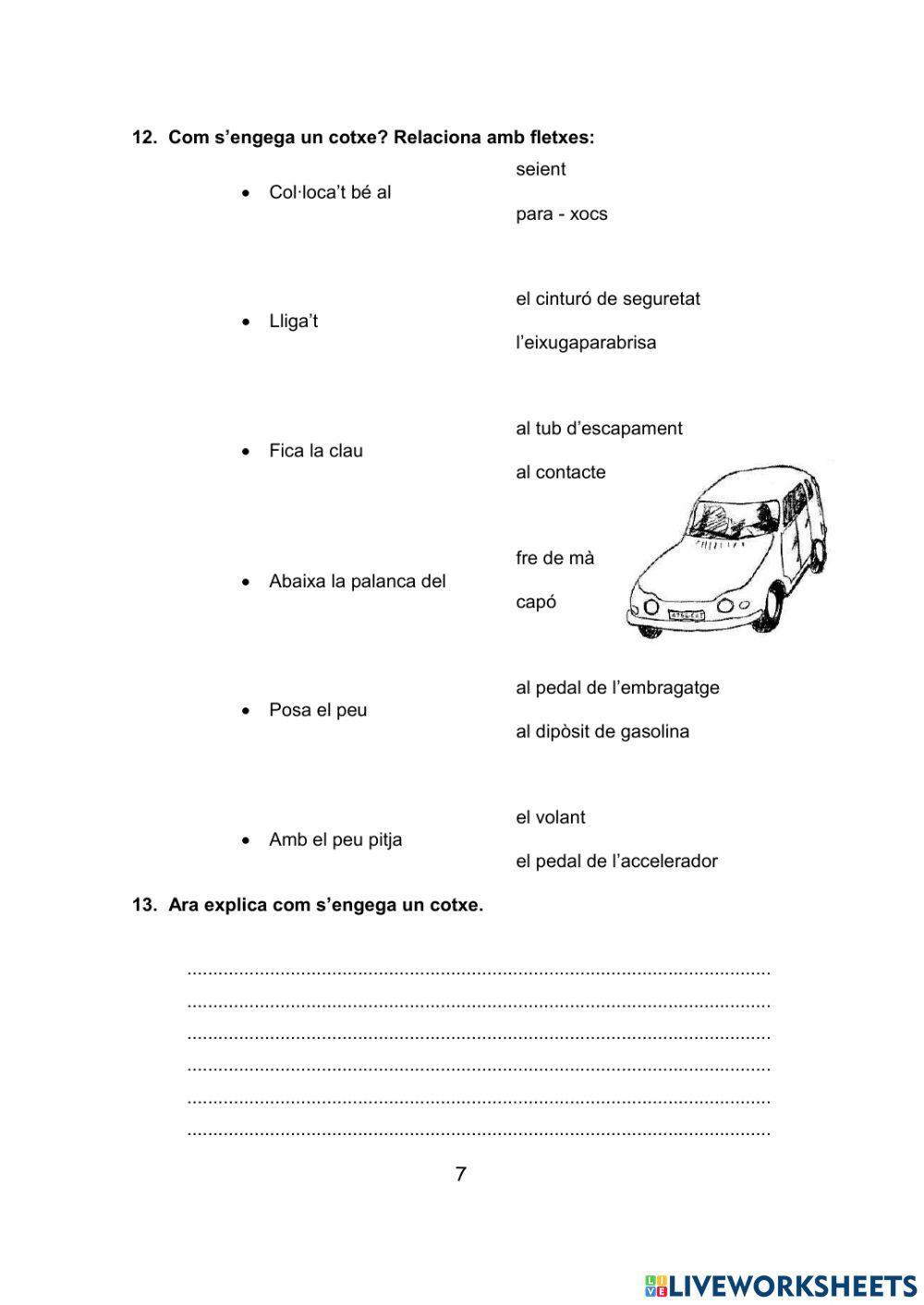 11.Els vehicles .Quaderns Comencem