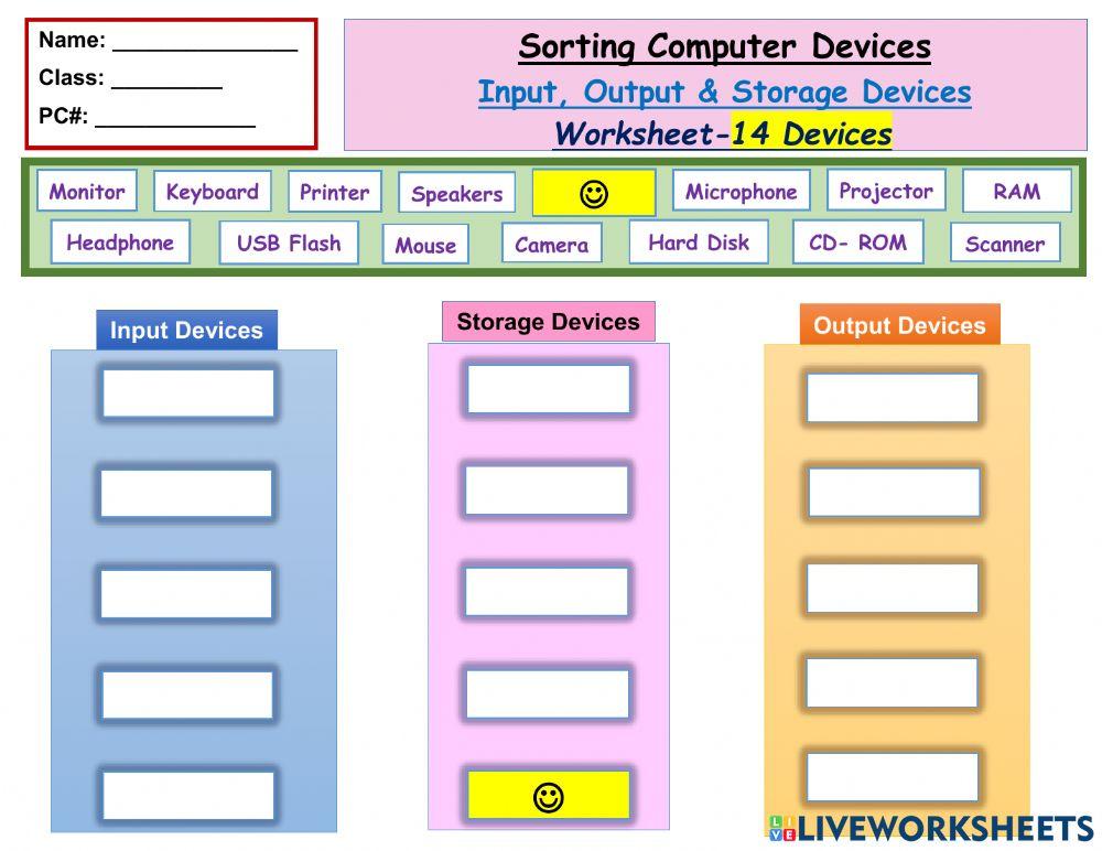 4288486 | Sorting devices into Input, output - storage