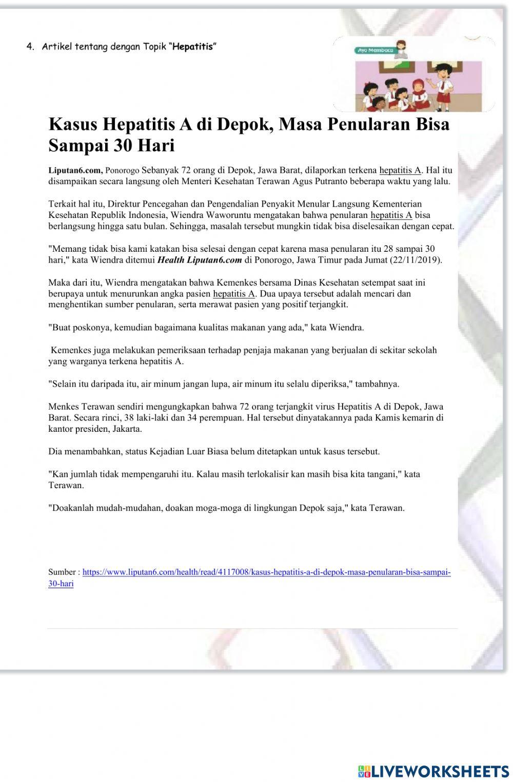 LKPD gangguan pada sistem pencernaan