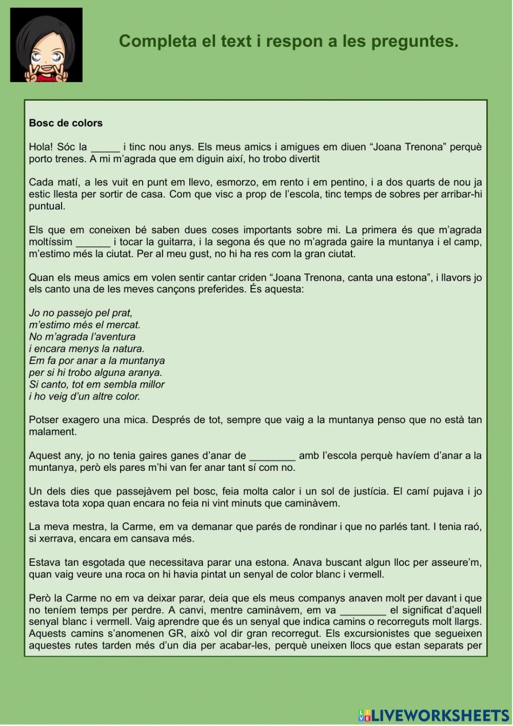 Comprensió lectora 08