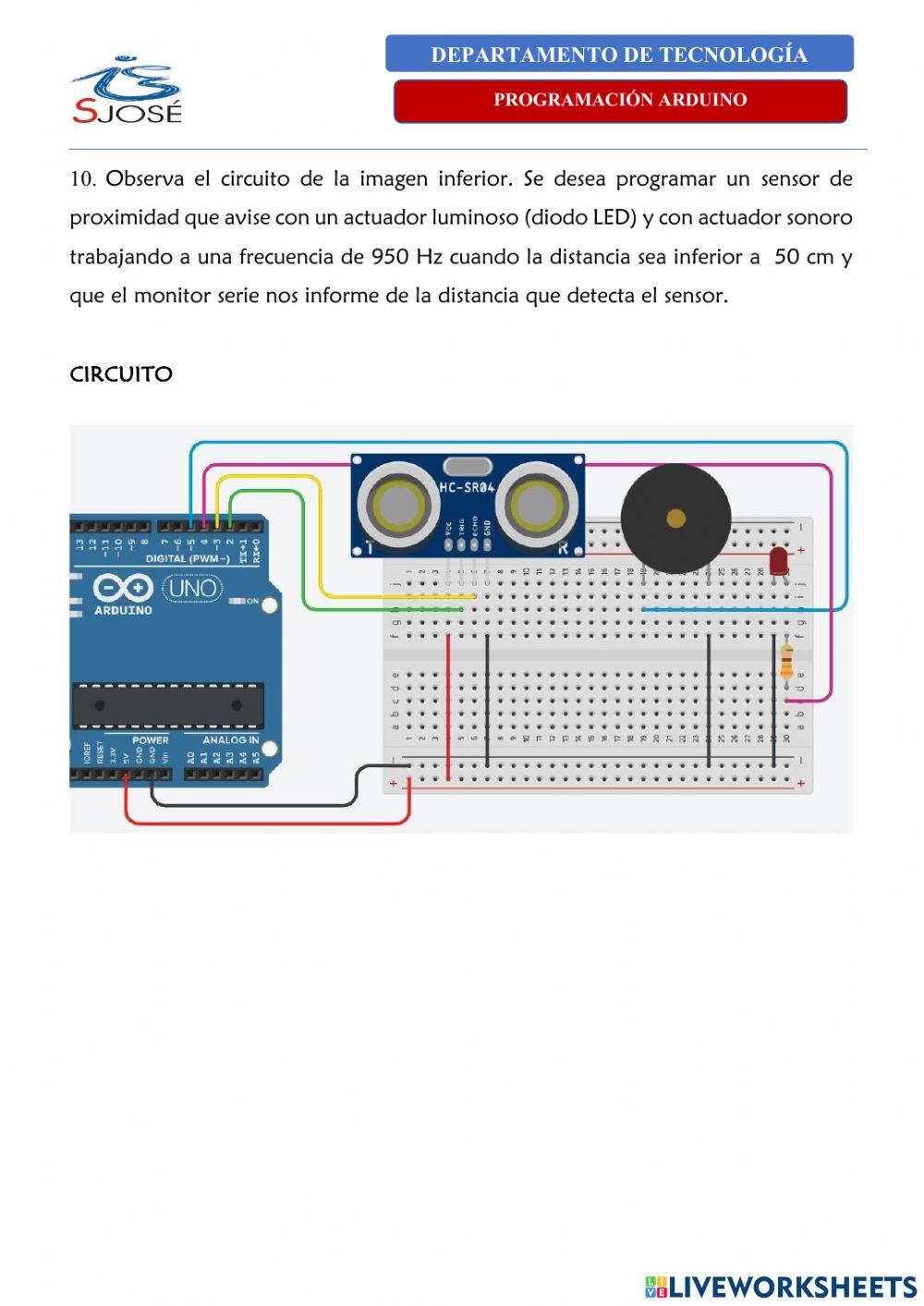 Práctica Programación Arduino -10 Práctica Programación Arduino -10