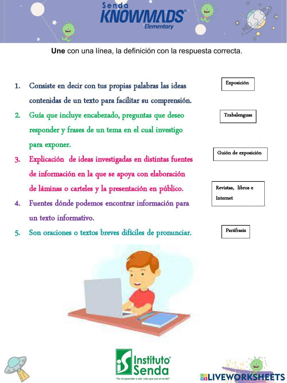 Guía de Español PERIODO I