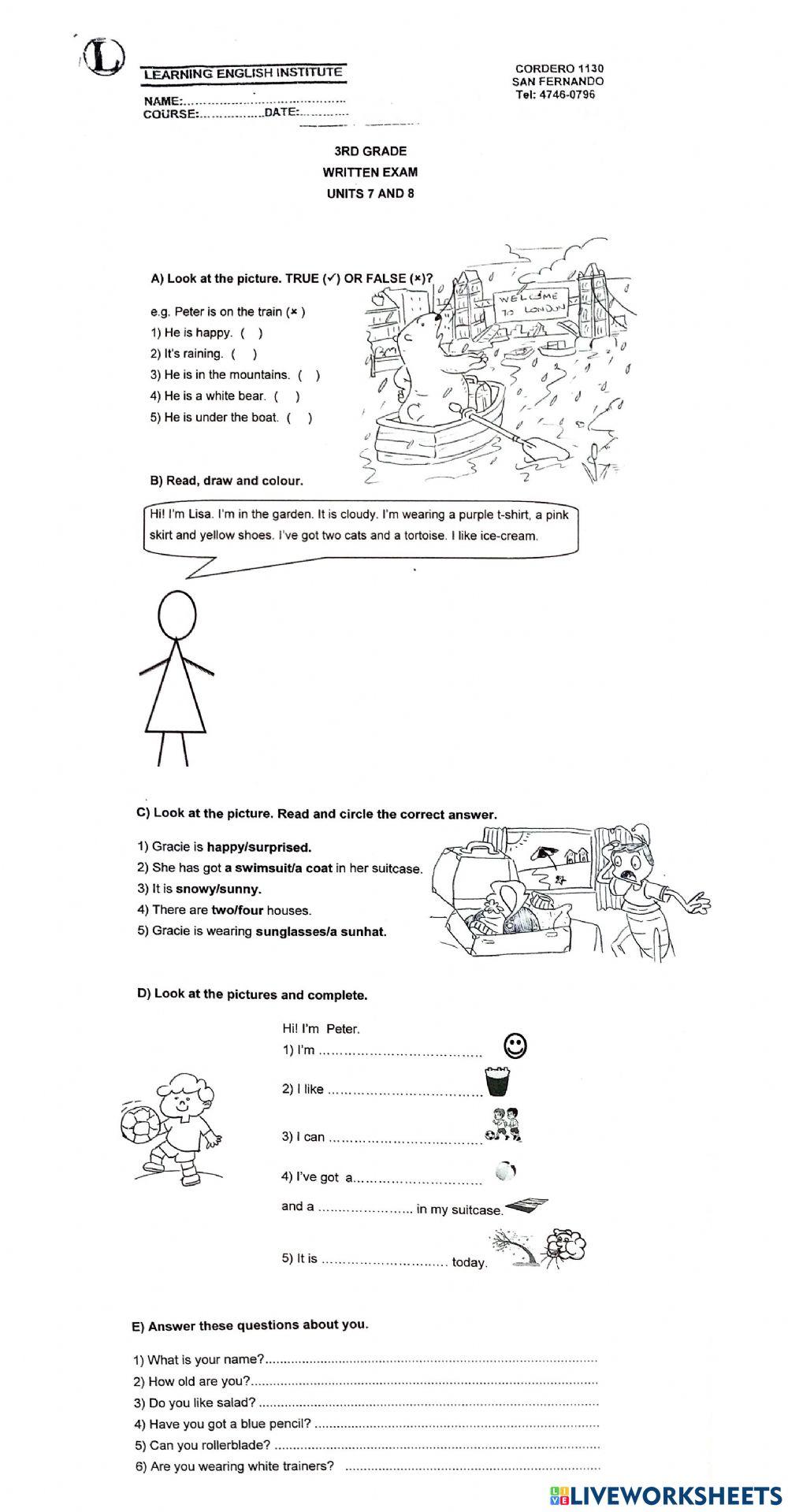 Big Bugs 1 - Test Units 7 and 8