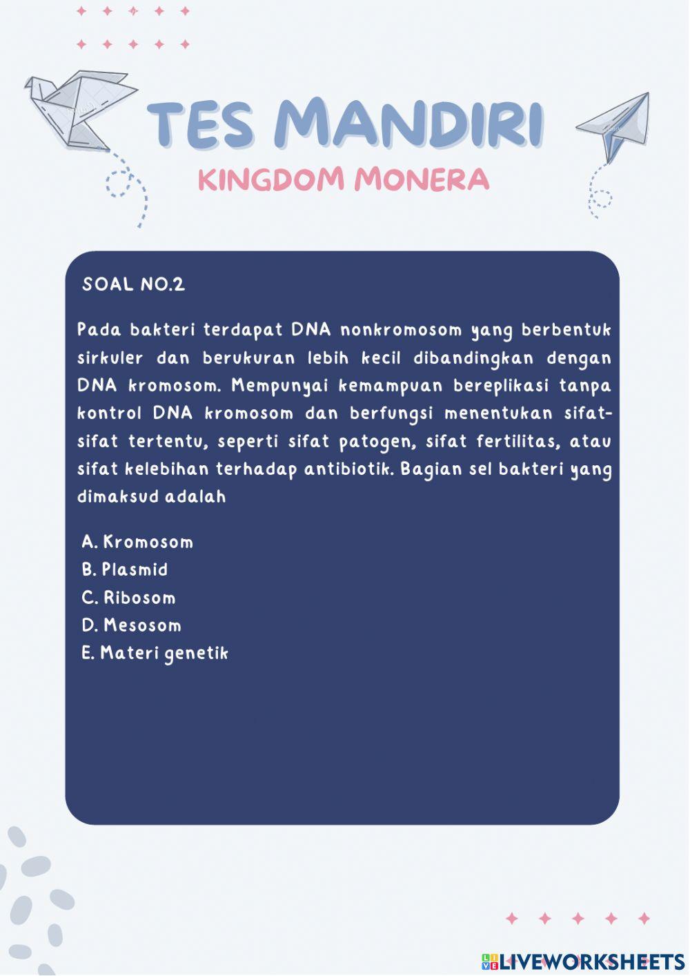 Kingdom monera
