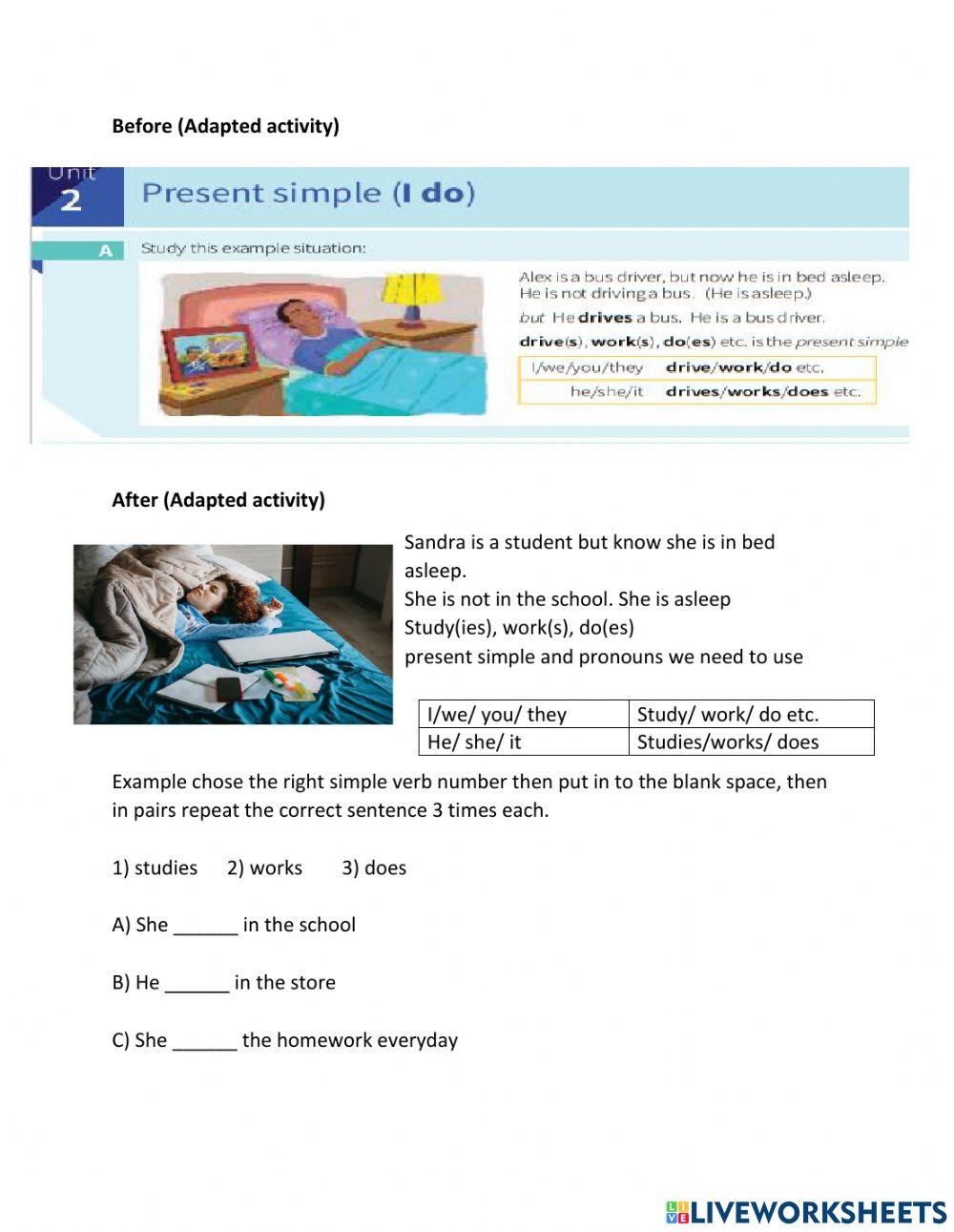 Grammatica First adapted