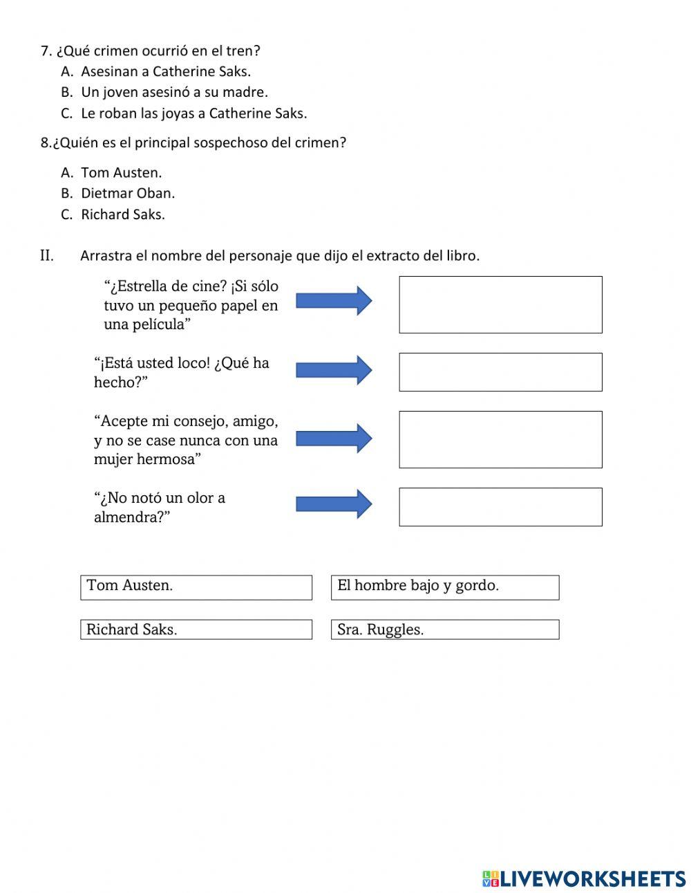 Ficha 2 Asesinato en Canadian