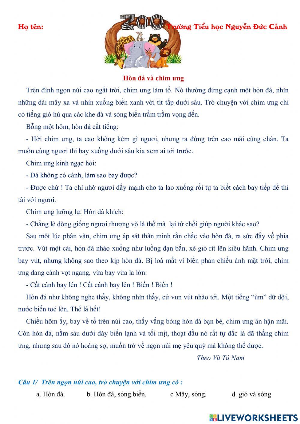 Hòn đá và chim ưng tuần 8 - Ngô Huyền