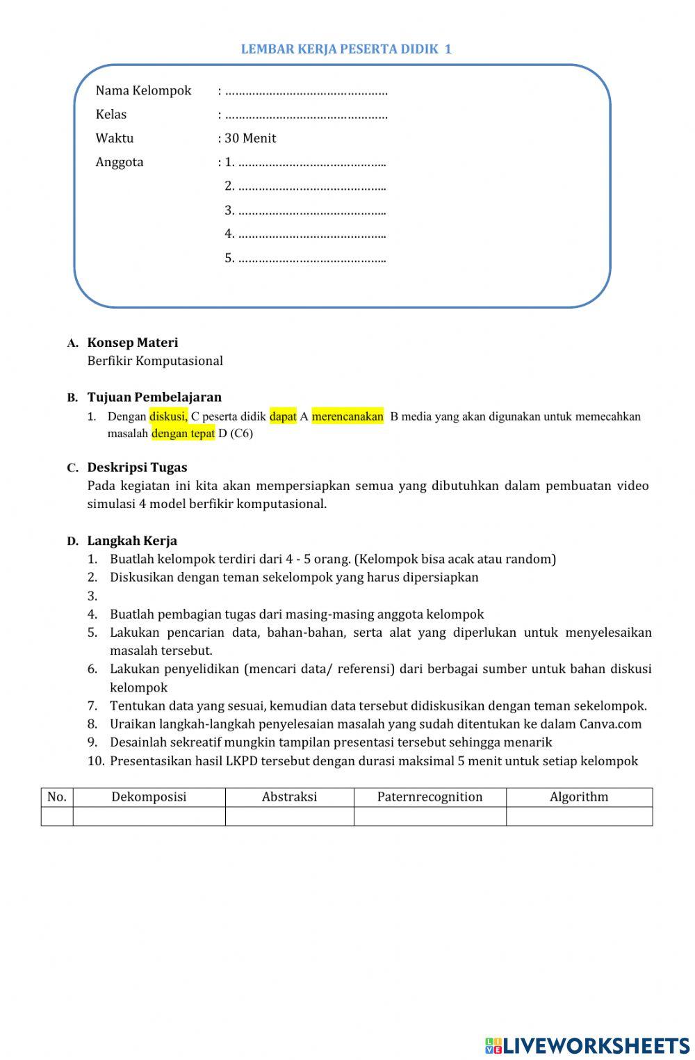 4 fondasi komputasiona