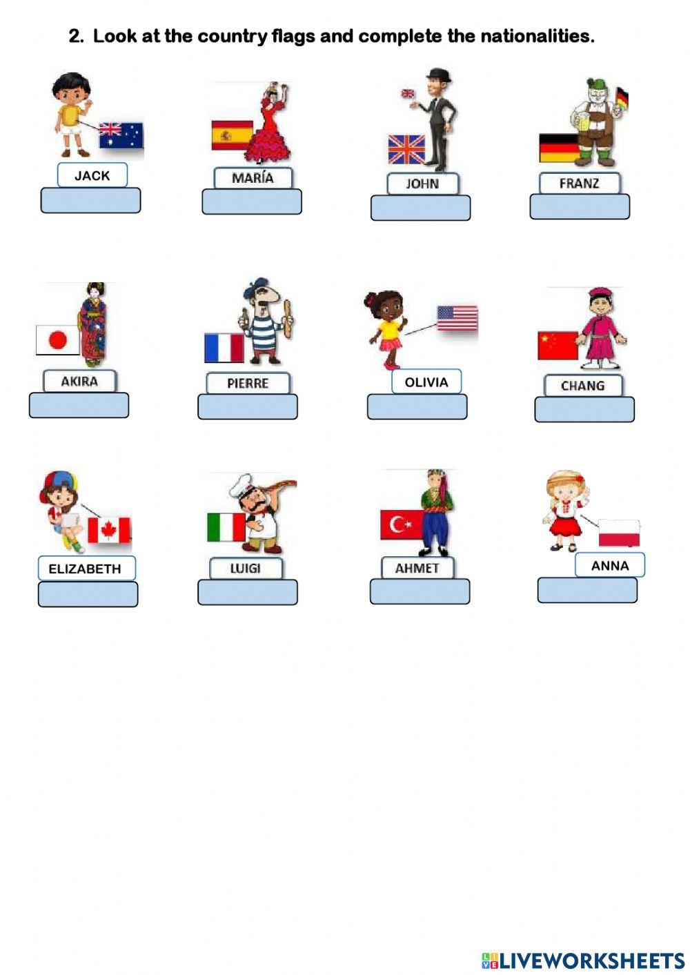 Countries and Nationalities
