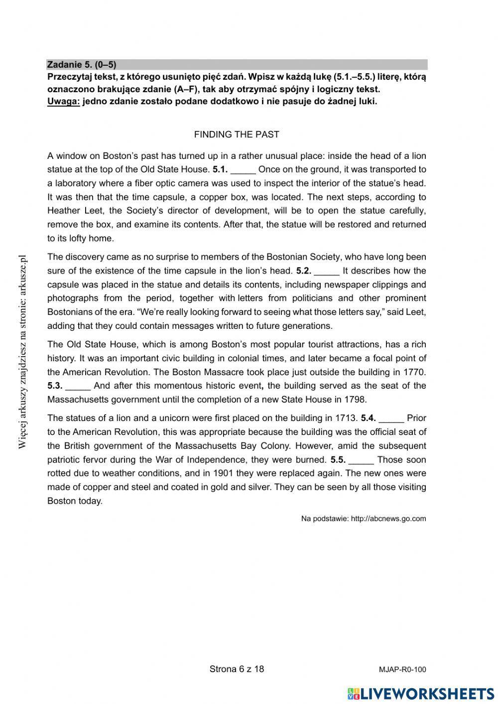 Matura rozszerzona 2023-arkusz testowy