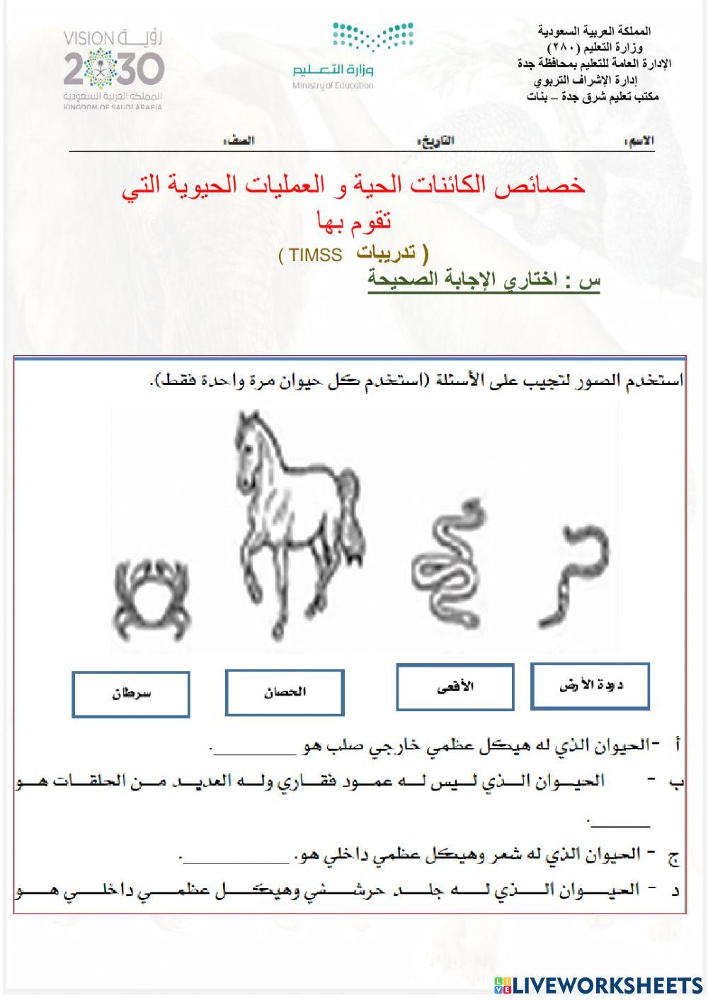 خصائص الكائنات الحية