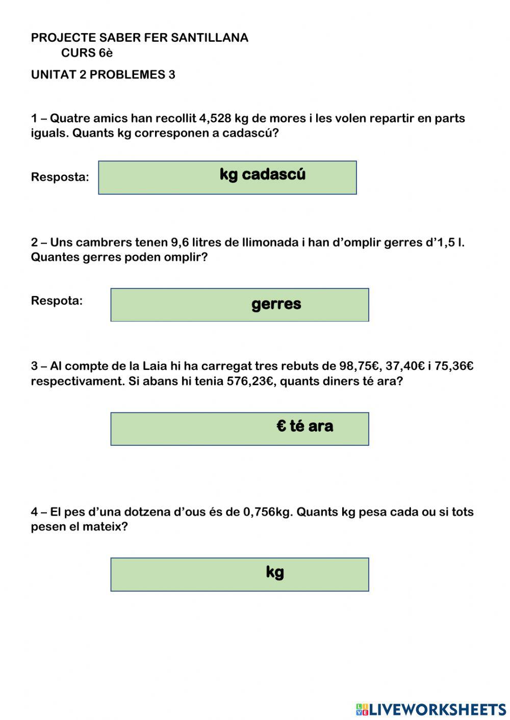Resolució de problemes