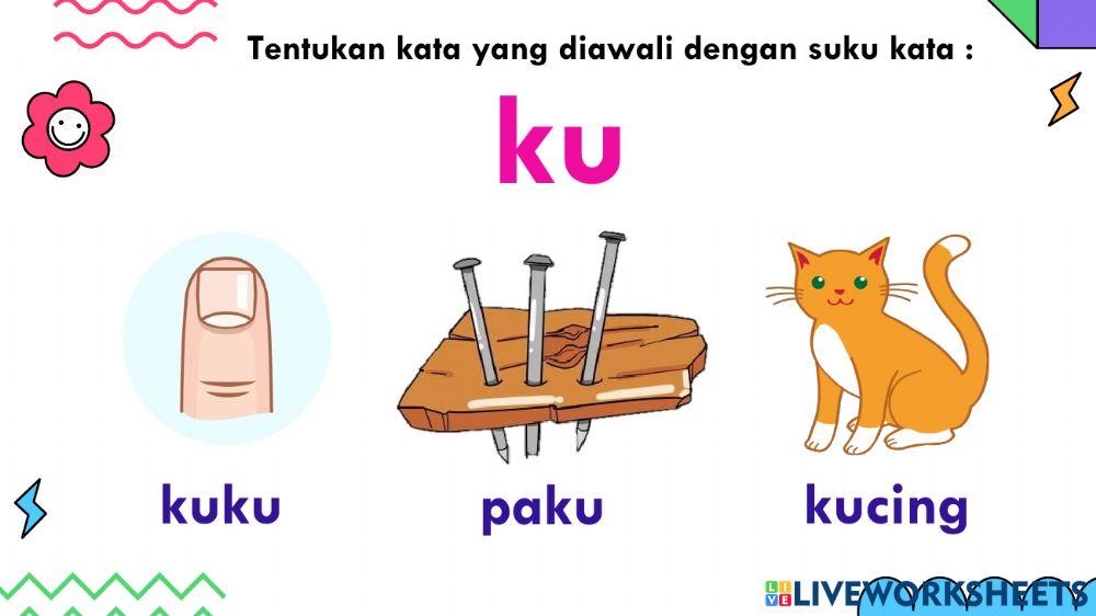 Kata yang Diawali -Ka, Ki-, Ku- Ke-, Ko--