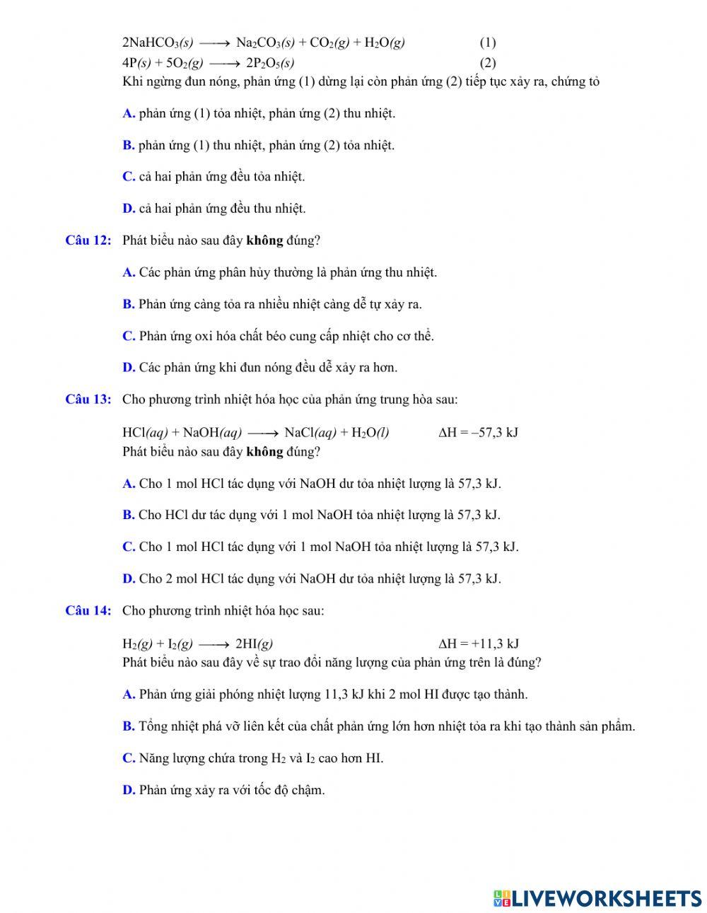 Năng lượng hóa học