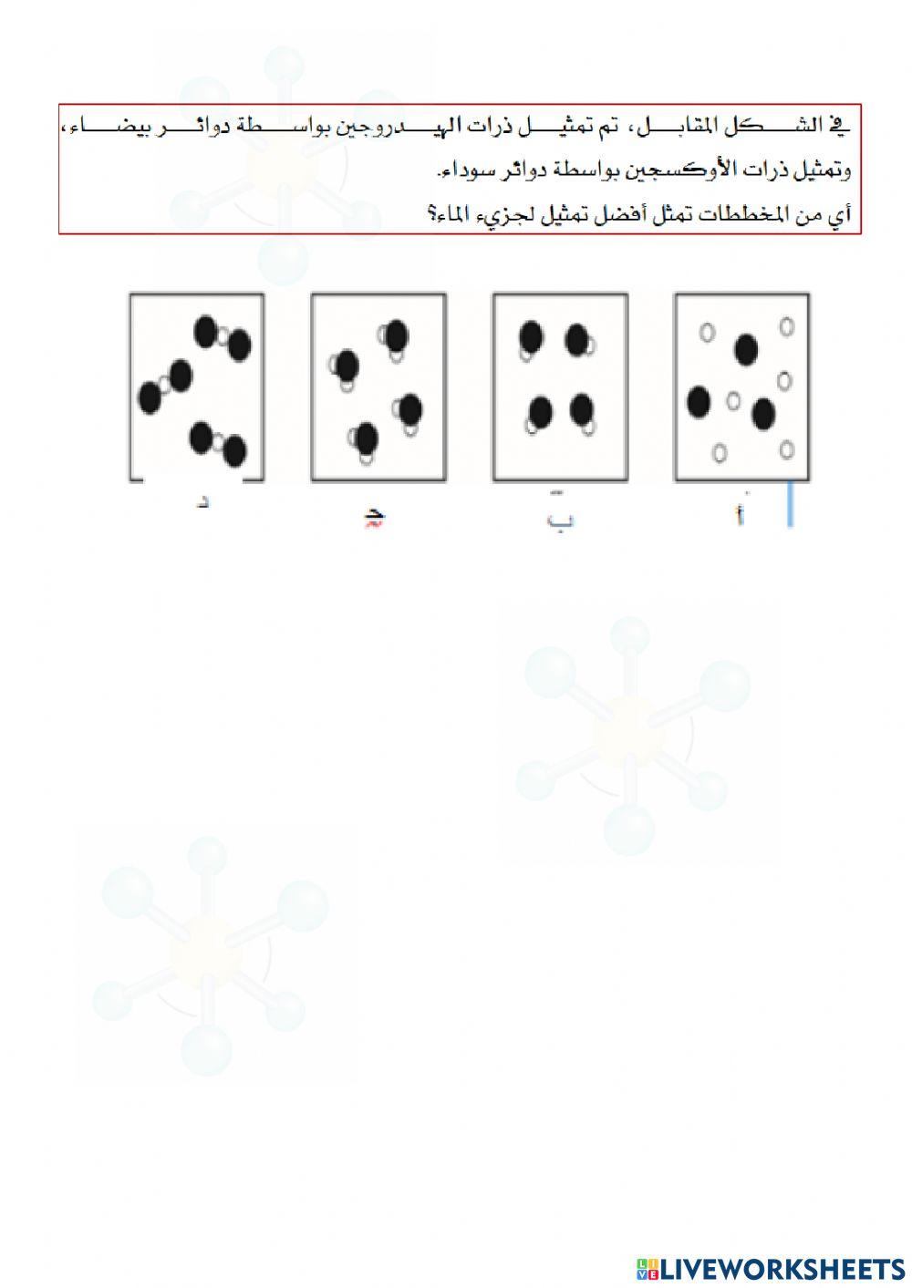 تركيب المادة