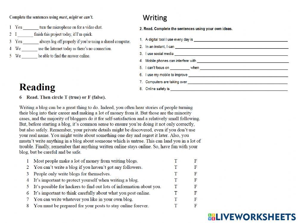 Modals and technology