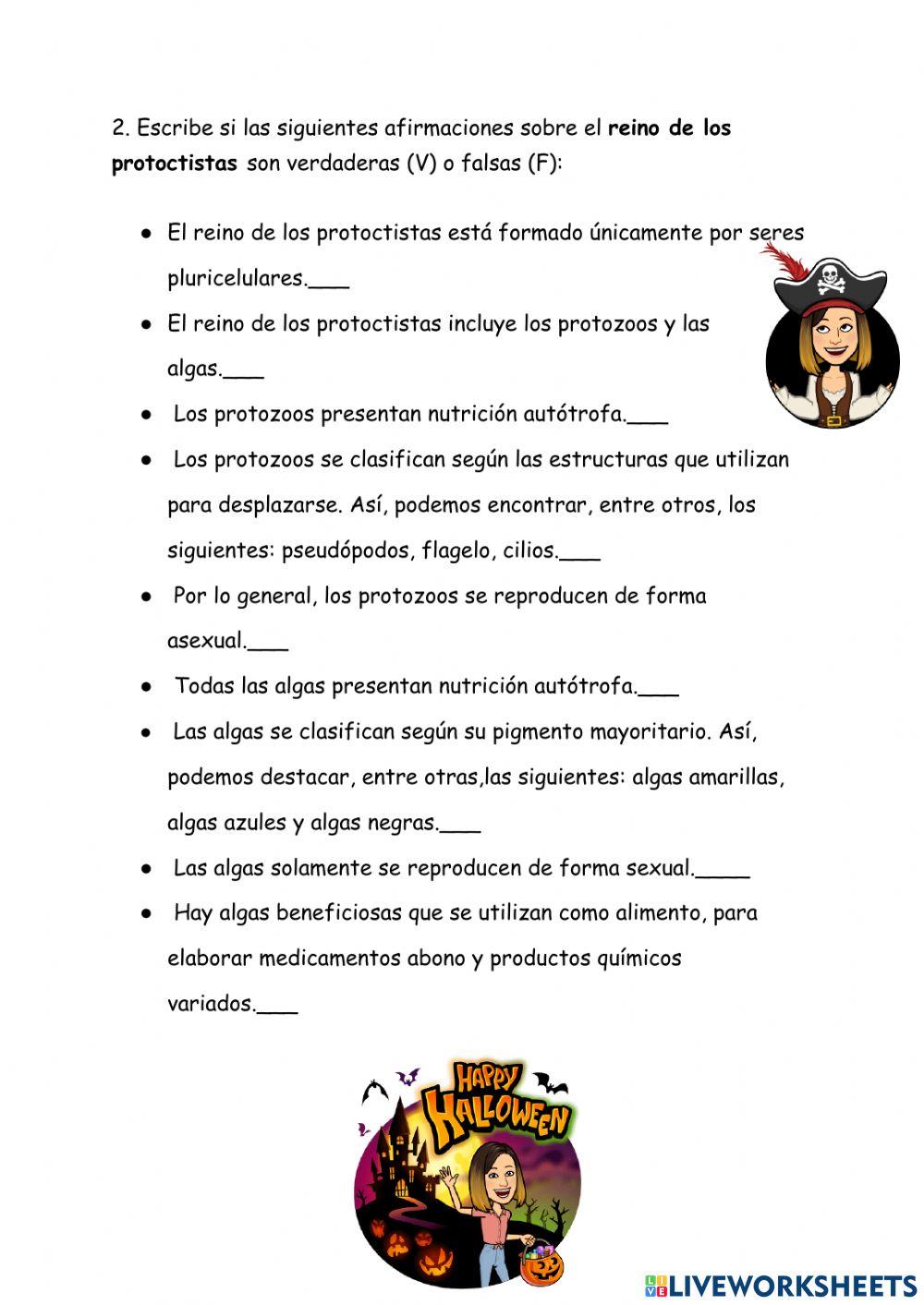 Reino moneras y protoctistas