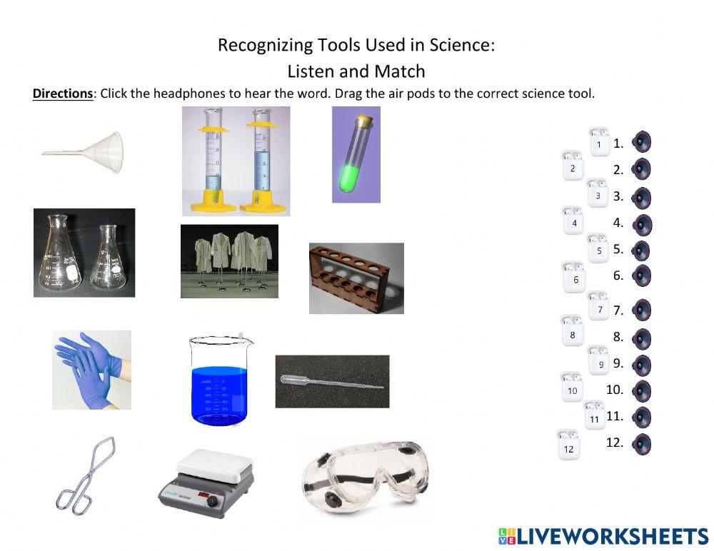 Recognizing Tools Used in Science pt 2 - Matching